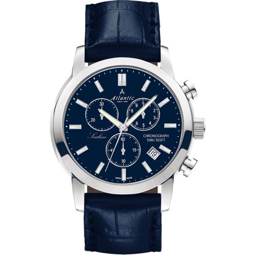 Uhr Atlantic Herren Blau atlantic-62450.41.51