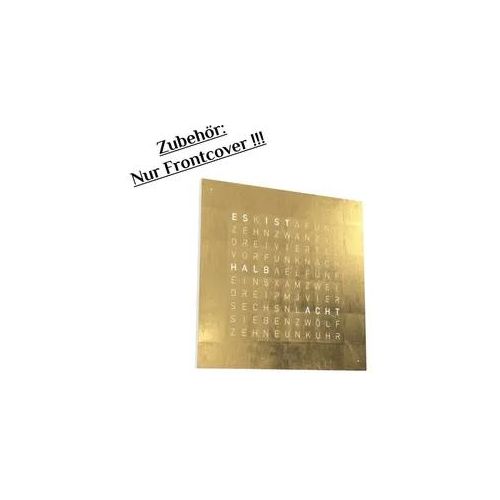 Frontcover für QLOCKTWO Earth 45 KEINE UHR Creator ́s Edition Gold Deutsch