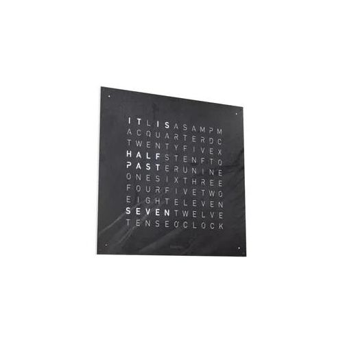 QLOCKTWO Earth 90 White Creator ́s Edition Metamorphite Deutsch