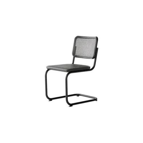 THONET S 32 V Freischwinger Edition Herkner Tiefschwarz
