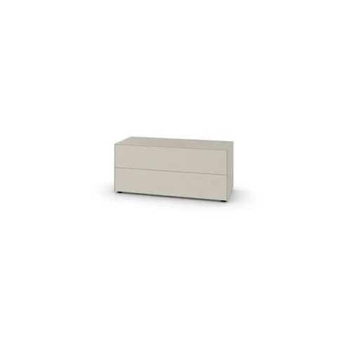 Piure Nex Pur Box Sideboard 2-fach Schubkasten 120 x 50 x 48 cm Silk
