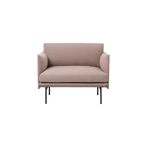 Muuto Outline Chair, fiord 551 / schwarz