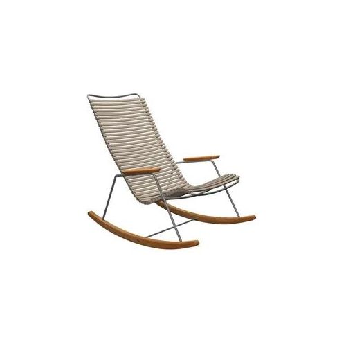 Houe CLICK Rocking Chair mit Bamubsarmlehnen Beige