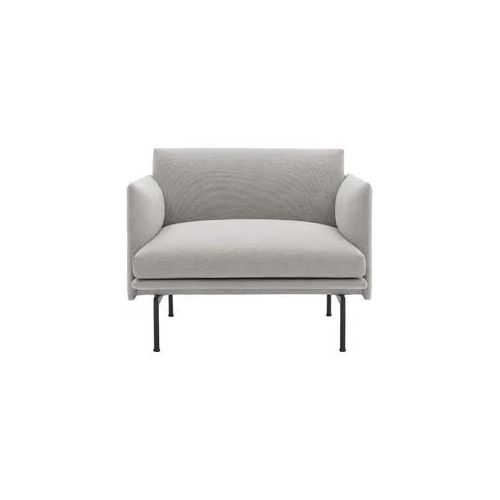 Muuto Outline Chair, clay 12 / schwarz