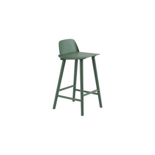 Muuto Nerd Barhocker, höhe 65 cm, grün