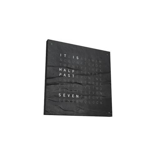 QLOCKTWO Earth 45 Creator ́s Edition Metamorphite RAL 9005 Black Englisch