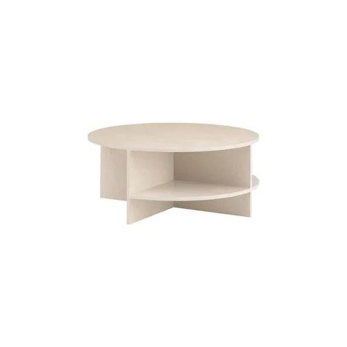 Muuto Halves Couchtisch, Ø 85 cm, light taupe terrazzo