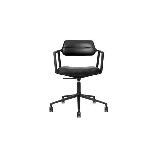 Vipp 453+ Drehstuhl Black/Black frame Rollen