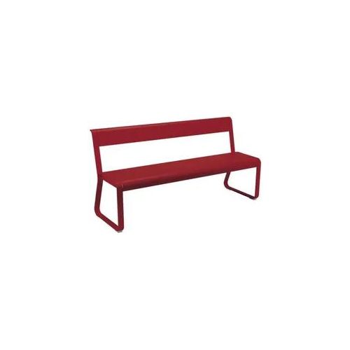 Fermob Gartenbank BELLEVIE Bank mit Rückenlehne Chili