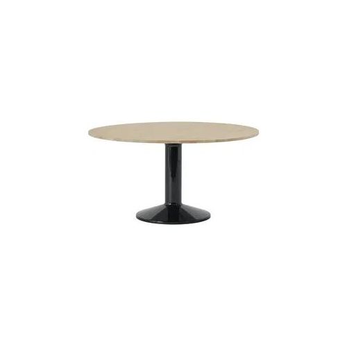 Muuto Midst Tisch, Ø 140 cm, eiche geölt / schwarz