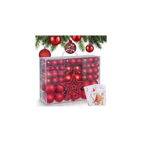 Weihnachtskugeln Rot