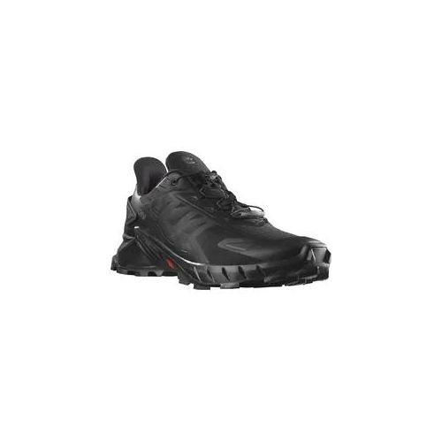 Trailrunningschuh SALOMON "SUPERCROSS 4", Herren, Gr. 42,5, schwarz, Synthetik, Textil, Schuhe, Trailrunningschuhe