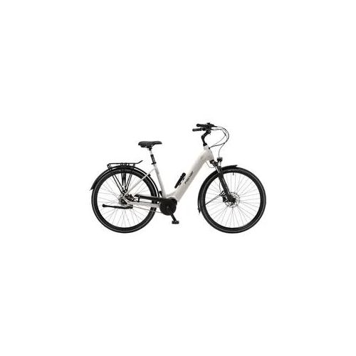 E-Bike FISCHER FAHRRAD "CITA 4.3i 630" Gr. 50, beige, Elektrofahrräder, 50cm, 28 Zoll (71,12cm), Pedelec, Elektrofahrrad für Damen und Herren