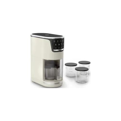 TEFAL Eismaschine "Dolci", rise, B:17,3cm H:38,36cm T:39,92cm, Eismaschinen, 10 Programme, automatisches Reinigungsprogramm, digitales Rezeptbuch