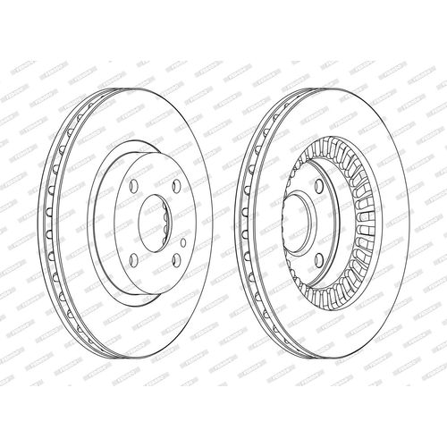 FERODO Bremsscheibe ddf1105c 258mm 24mm für MAZDA HAIMA (FAW)
