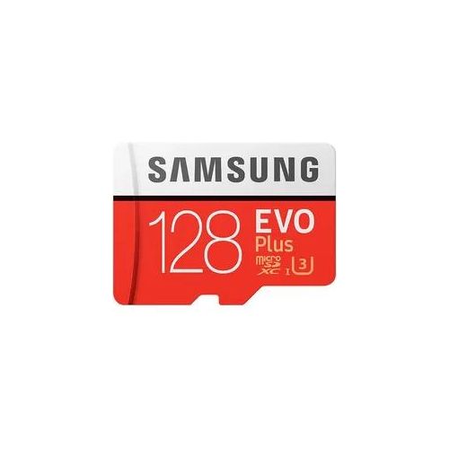 SAMSUNG Speicherkarte "microSDXC 128 GB EVO Plus", rot, 128 GB, Speicherkarten