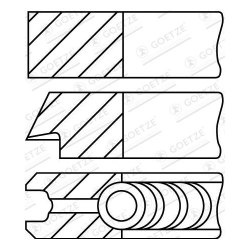 GOETZE ENGINE 0878190010 für Fiat