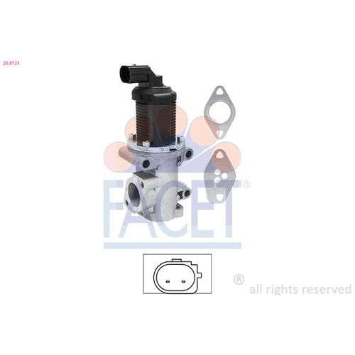 FACET AGR-Ventil Made in Italy - OE Equivalent 230121 für Opel Fiat Vaughall Suzuki