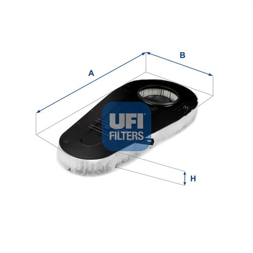 UFI Luftfilter 27a9700 Filtereinsatz 50mm für BMW