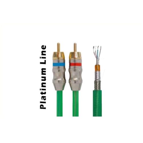 PHONOCAR Kabel, Cinch Cinchkabel 500 cm 3-fach abgeschirmt 06035