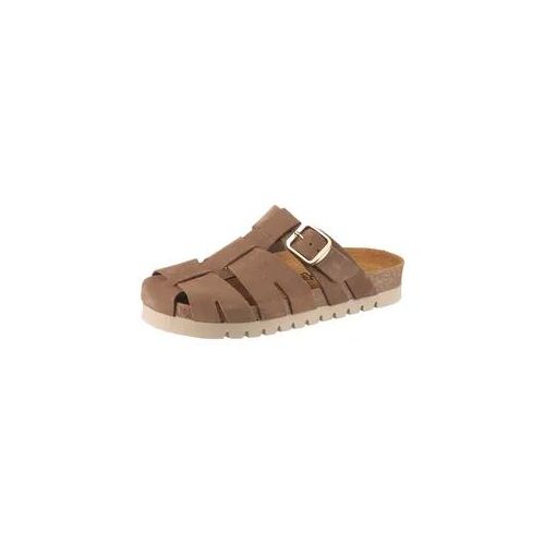 Clog ANISTON SHOES, Damen, Gr. 42, braun, Veloursleder, unifarben, Schuhe Clog, Sommerschuh, Hausschuh, Urlaubsschuh - NEUE KOLLEKTION