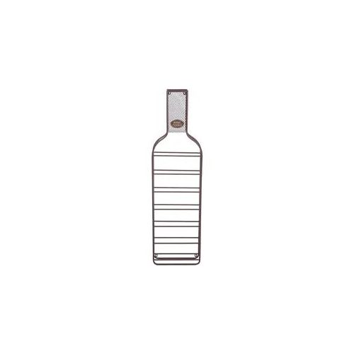 Weinregal GILDE "Weinregal Flasche Cork", braun, B:32cm H:118cm T:8,5cm, Metall, Regale, Weinregal