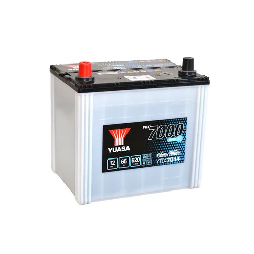 YUASA Starterbatterie YBX7000 EFB Start Stop Plus 12 V, 65 Ah, 620 A ybx7014 12V 68Ah 620A für TOYOTA HYUNDAI