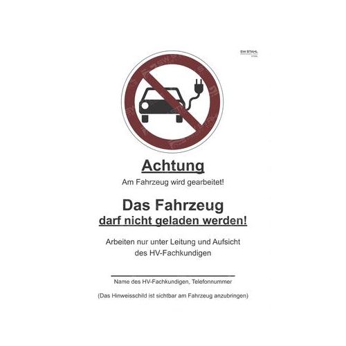 SWSTAHL Verbotsschild 07334l