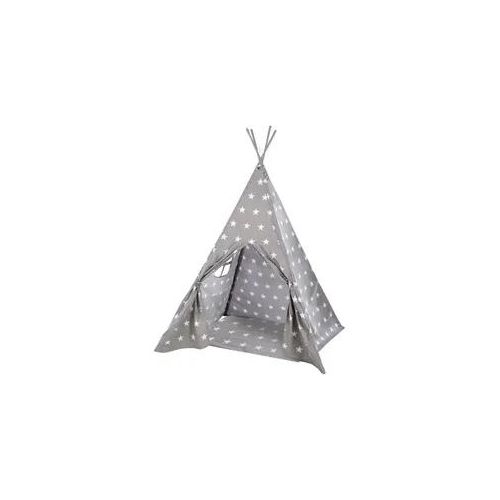 Spielzelt ROBA "Tipizelt Little Stars", grau, Spielzelte, KinderB:115cm H:156cm T:115cm, Zeltstoff, Spielzelt, B:115cm H:156cm T:115cm