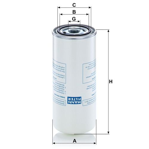 MANN-FILTER Filter, Drucklufttechnik lb9628