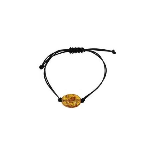 Armband OSTSEE-SCHMUCK "- Jana - Bernstein -" Gr. 19, braun (braun, bernsteinfarben), Armbänder, Damen, Bernstein, Armband