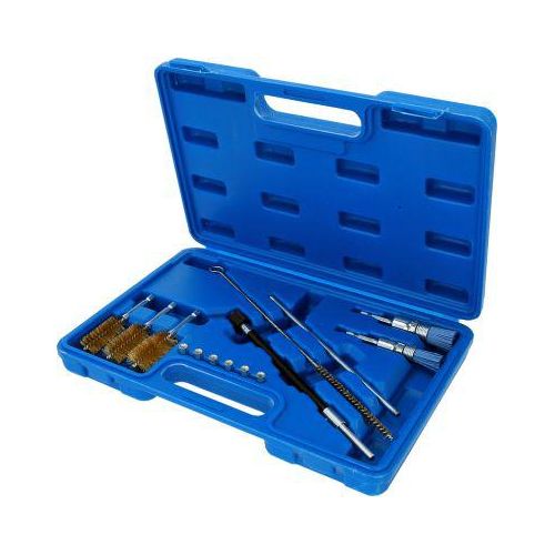 BRILLIANT TOOLS Reinigungs-/Fräswerkzeugsatz, CR-Injektorschacht Injektorsitz- und Schacht-Reinigungs-Satz, 14-tlg bt551380