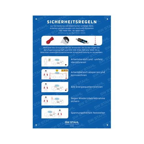 SWSTAHL Hinweisschild 07338l