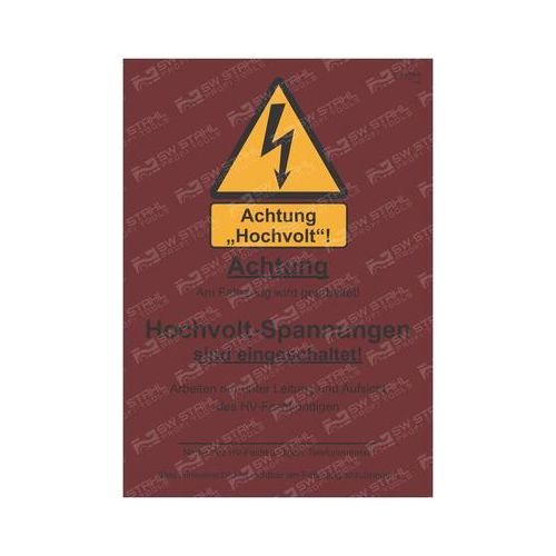 SWSTAHL Warnschild 07336l