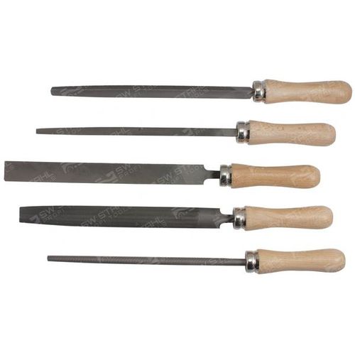 SWSTAHL Feilen-Satz Werkstattfeilensatz, 200, 5-teilig 90902sb