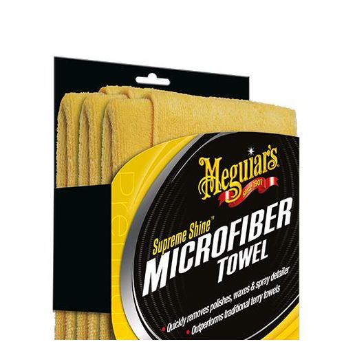 MEGUIARS Reinigungstücher Supreme Shine Microfibre Mikrofasertuch (3 Stk) x2020eu
