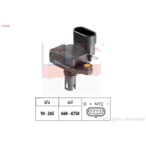 EPS Luftdrucksensor, Höhenanpassung 1993089 für SAAB GM