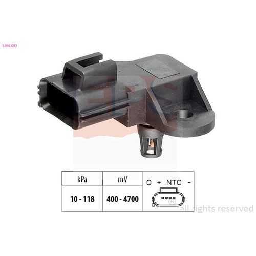 EPS Luftdrucksensor, Höhenanpassung 1993093 für Ford