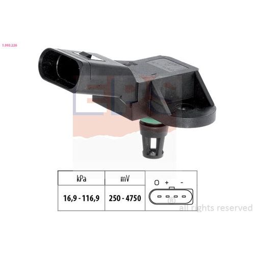 EPS Luftdrucksensor, Höhenanpassung 1993226 für VW