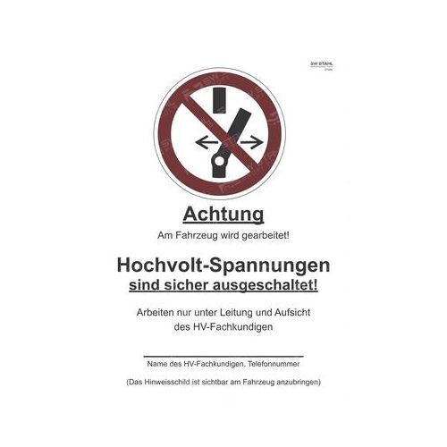 SWSTAHL Verbotsschild 07335l