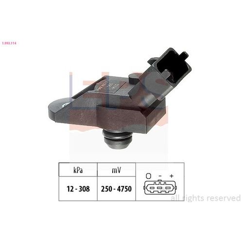 EPS Luftdrucksensor, Höhenanpassung 1993114 für Opel