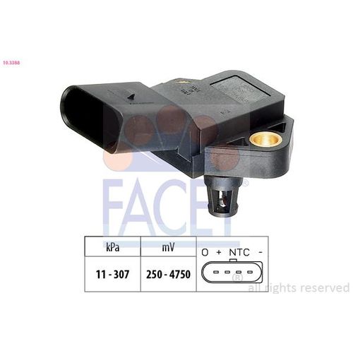 FACET Sensor, Ladedruck Made in Italy - OE Equivalent 103388 für VW