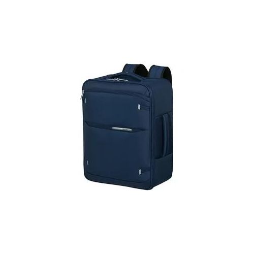 Reiserucksack SAMSONITE, Gr. B/H/T: 36cm x 45cm x 20cm, blau, Rucksäcke Reiserucksack, klare Linien