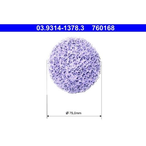 ATE Reinigungsscheibe, Reinigungsset-Radnabe 03931413783