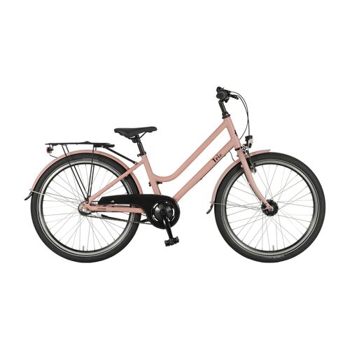 Kinderfahrrad PROPHETE "Prophete Trio 500" Gr. 34, rosa, Fahrräder, Kinder, 34cm, 24 Zoll (60,96cm) hinten: 24 Zoll (60,96cm)