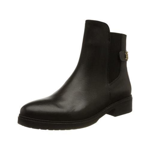 Tommy Hilfiger TH Leather Flat Boot FW0FW06749BDS (37/black)