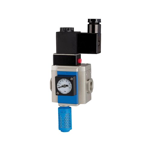 Riegler 3/2-Wege-Anfahrventil »G-mini«, 230 V AC / 50 Hz, BG 200, G 1/8 (GA 05.1)