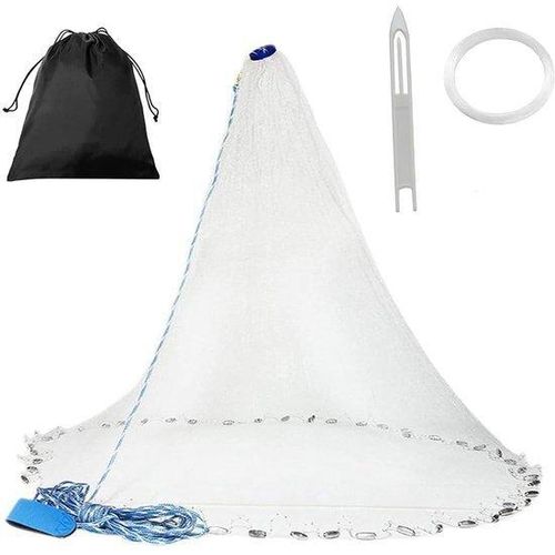 Fischernetz aus Nylon-Mesh, 3,6m, mit Multifilament-Design für Süß- und Salzwasser