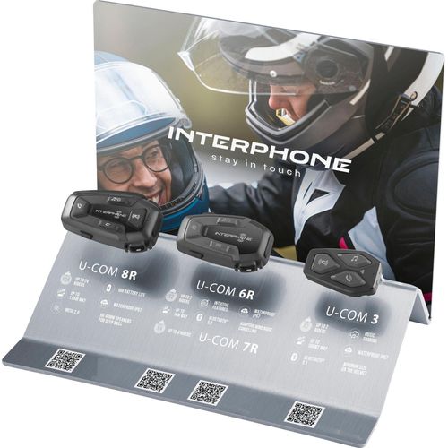 Interphone Verkaufsdisplay Display Thekendisplay f. 3 u-co
