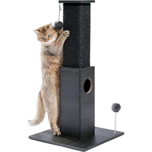 Katzenaktivitätszentrum, stabil, mit Hängematte und Katzenhaus